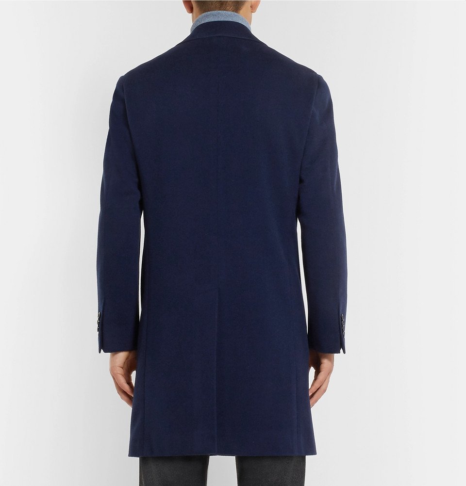 Canali - Kei Wool and Cashmere-Blend Coat - Men - Navy