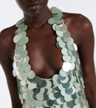 Retrofête Briggs sequined halterneck minidress