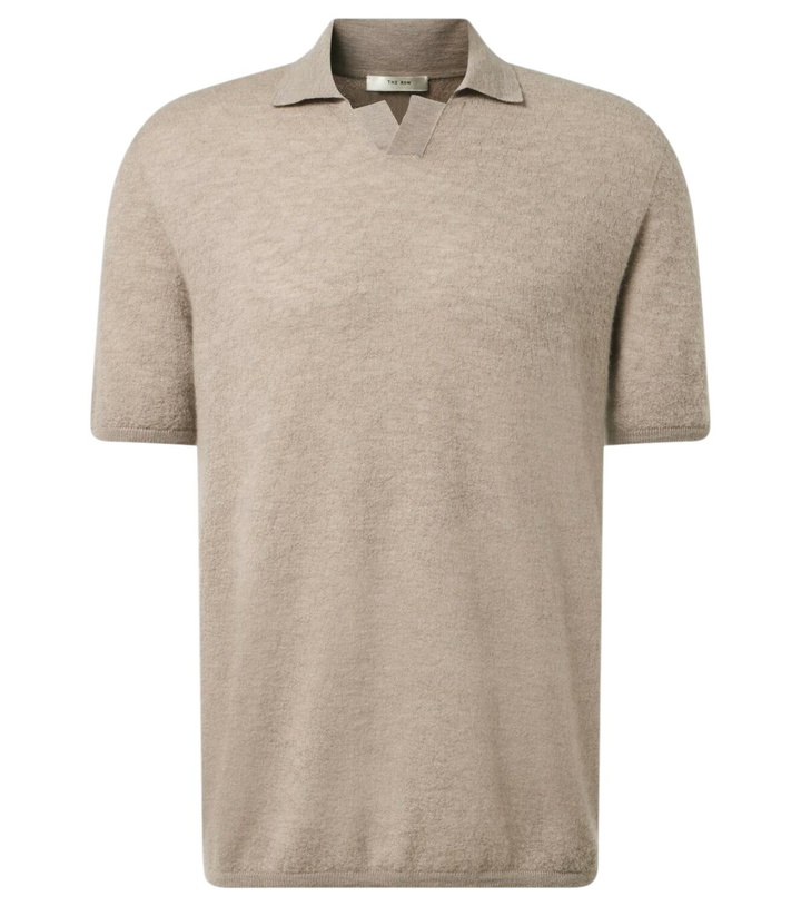 Photo: The Row Isao cashmere polo shirt