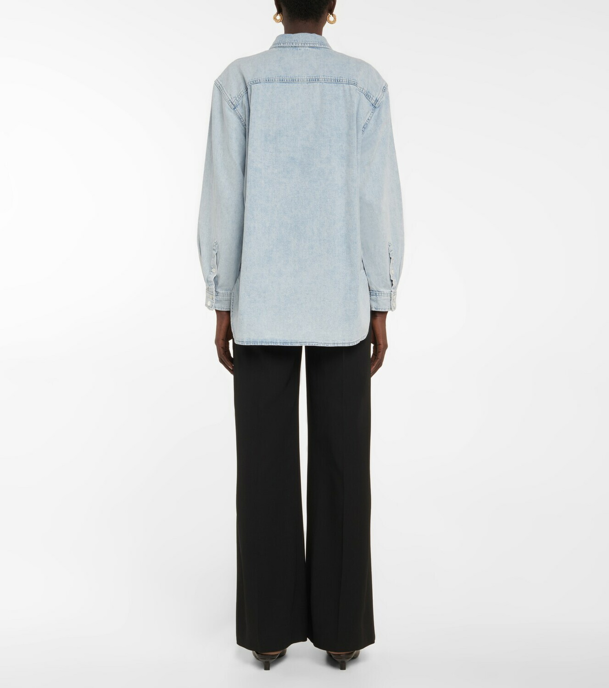 Frame - Beach oversized denim shirt