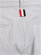 THOM BROWNE Cotton Straight Fit Shorts