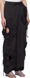 J.Kim Black Flower Lounge Pants