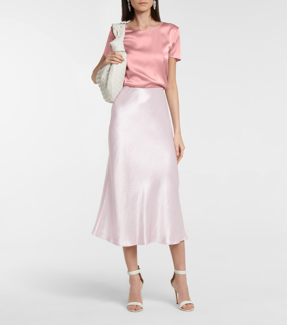 関税.送料込 MAX MARA Leisure Alessio サテンスカート マックスマーラ Max Mara MAX MARA LEISURE スカート ALESSIO