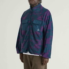 By Parra Men's Darwin Camo Fleece Jacket in Blue
