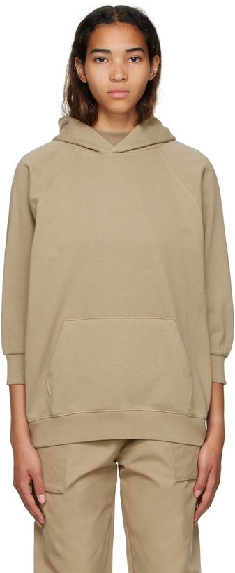 Photo: Essentials Tan Cotton Hoodie