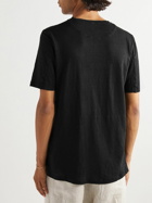 120% - Linen T-Shirt - Black