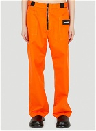 Walking Twill Pants in Orange