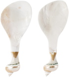 Gohar Off-White Mother of Pearl Salad Servers