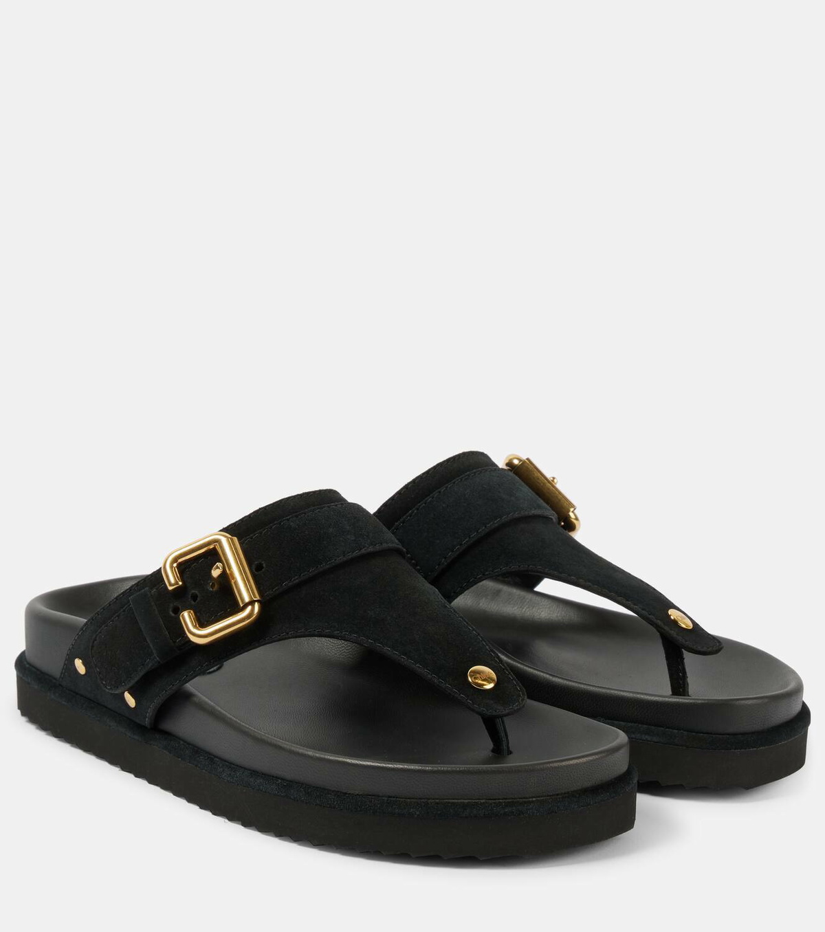 Chloé Nil suede thong sandals Chloe