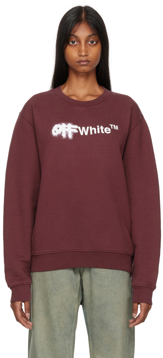 Bleached burgundy sweatshirt best sale