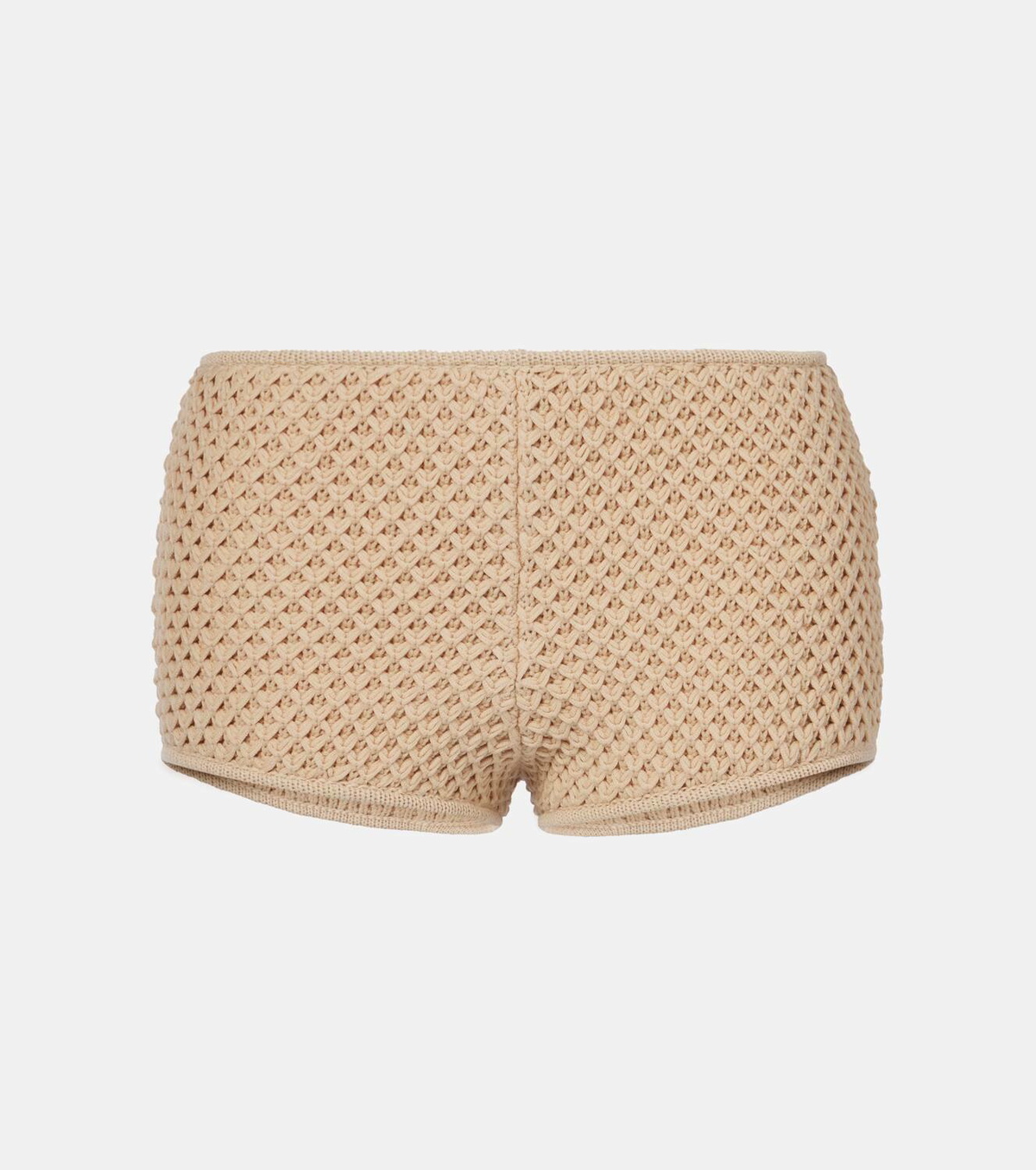 Elie Saab Crochet cotton-blend shorts