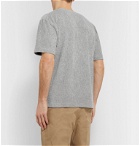 Sunspel - Organic Cotton-Terry T-Shirt - Gray