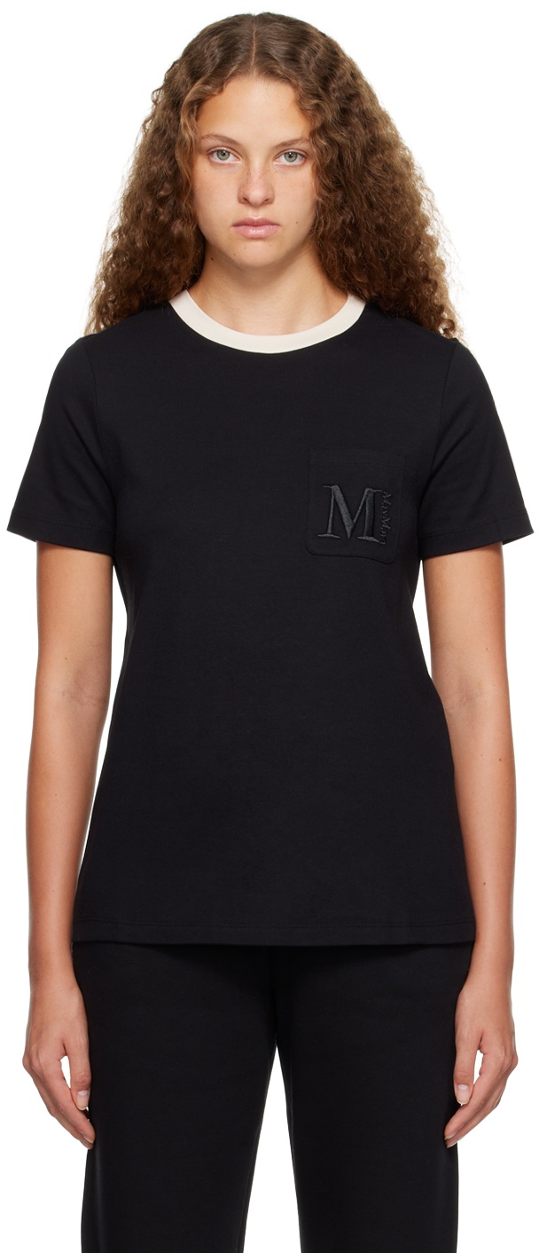 S Max Mara Black Lecito T-Shirt S Max Mara
