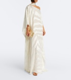 Taller Marmo Streep scarf-detail fil coupé kaftan