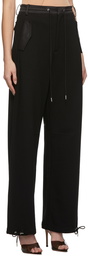 Dion Lee Black Parachute Lounge Pants