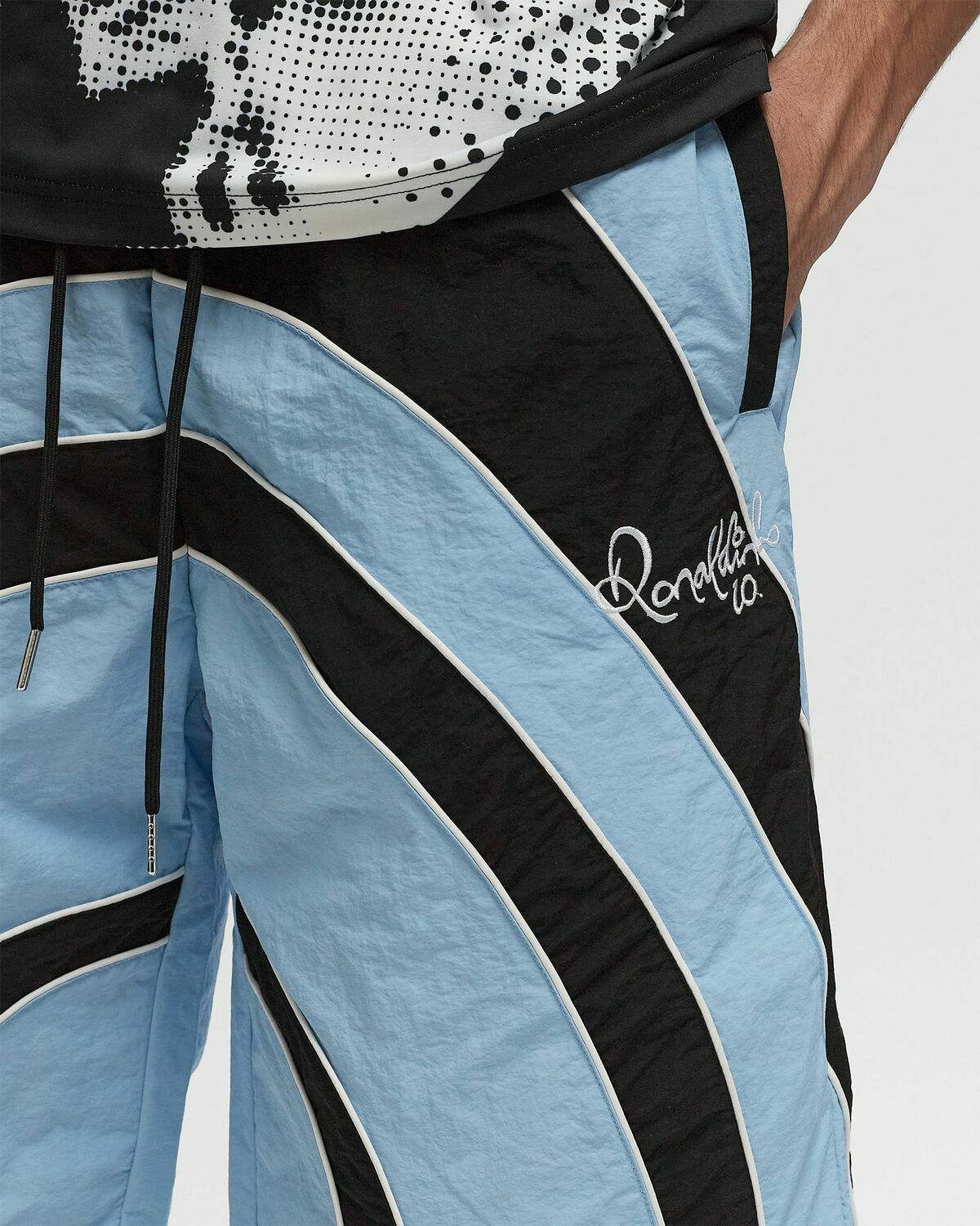 Kid Super Studios X Ronaldinho Capri Black/Blue Casual Shorts