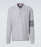 Thom Browne 4-Bar cotton piqué polo shirt