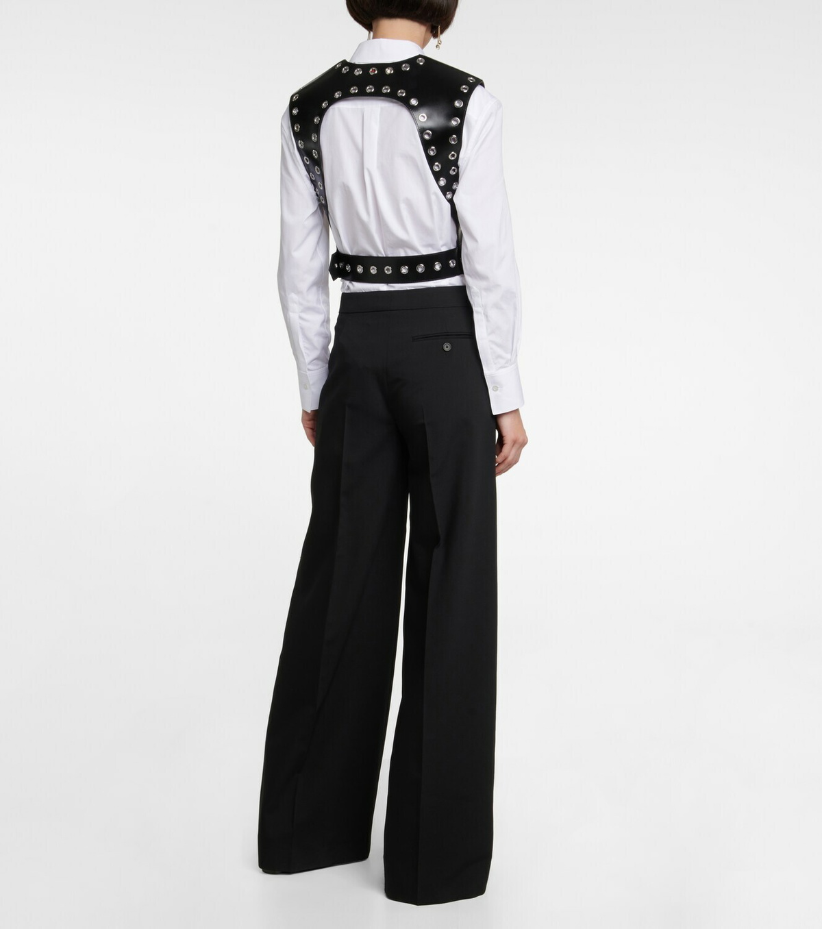 Alexander McQueen - Wool wide-leg pants Alexander McQueen
