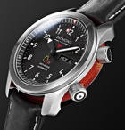 Bremont - MBII/OR Automatic 45mm Stainless Steel and Leather Watch - Black