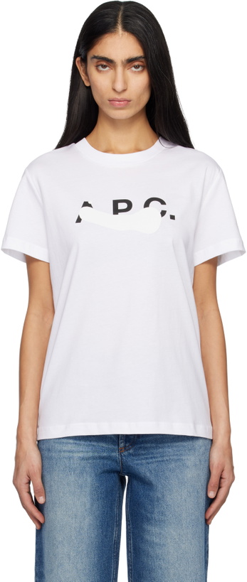 Photo: A.P.C. White Tache T-shirt