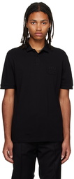 Hugo Black Embossed Polo