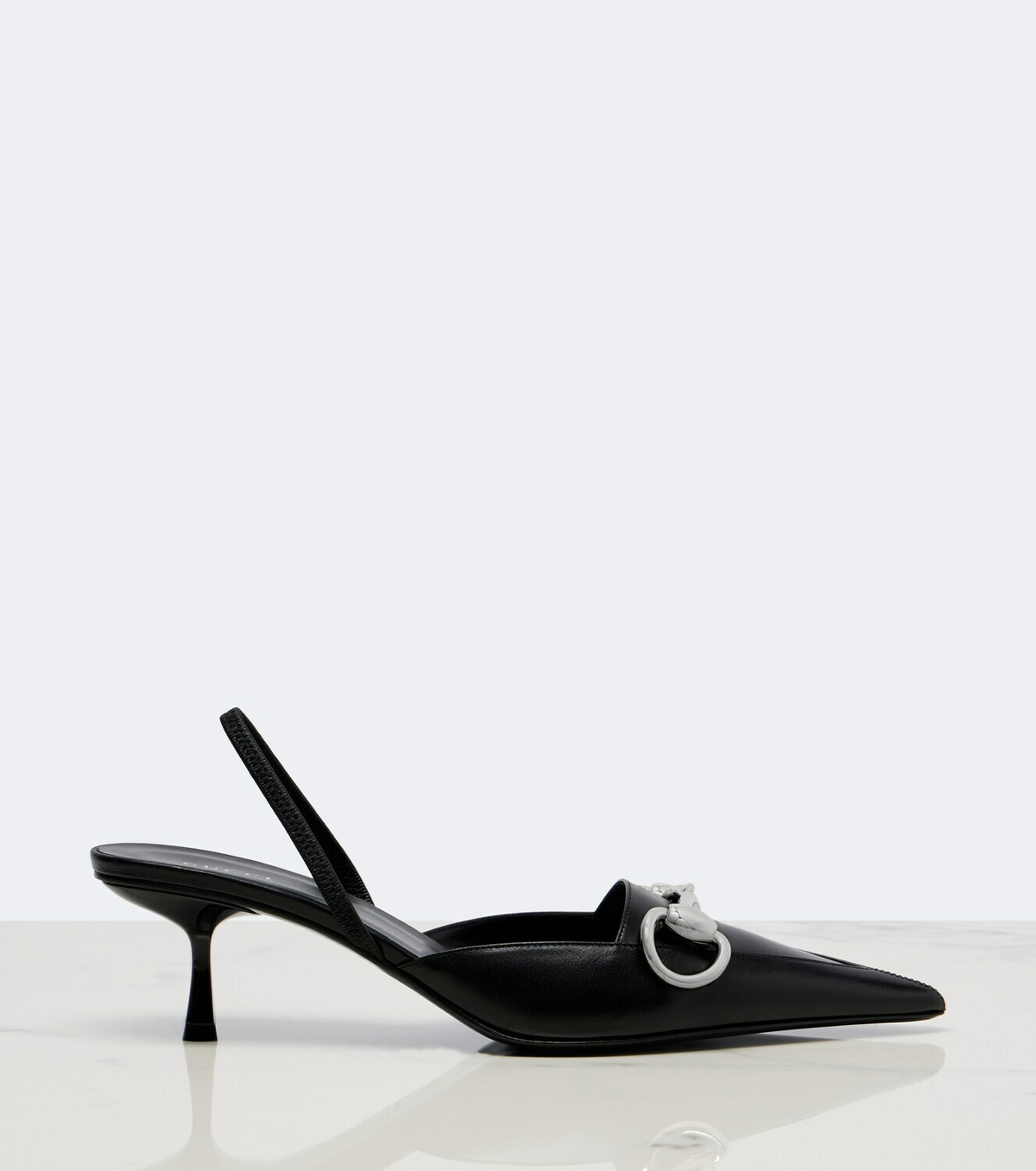 Gucci Boulevard leather slingback pumps