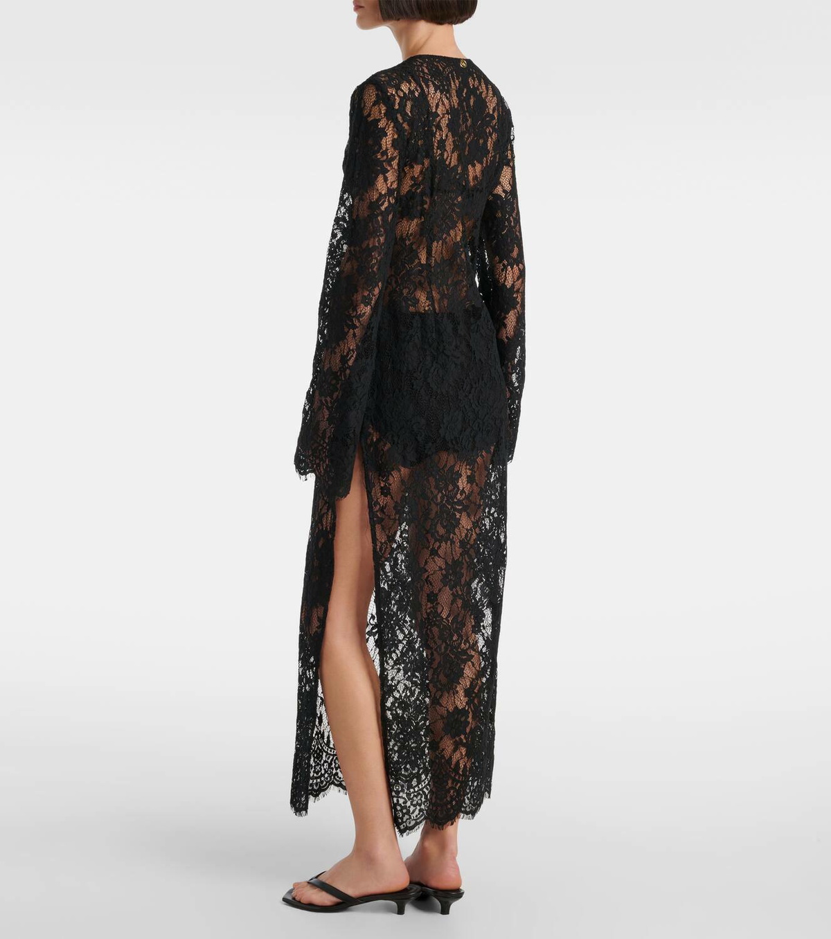 chinese dress ladies ALANA BLACK LACE