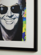 Sonic Editions - Framed 1984 Jack Nicholson Print, 16"x 20"