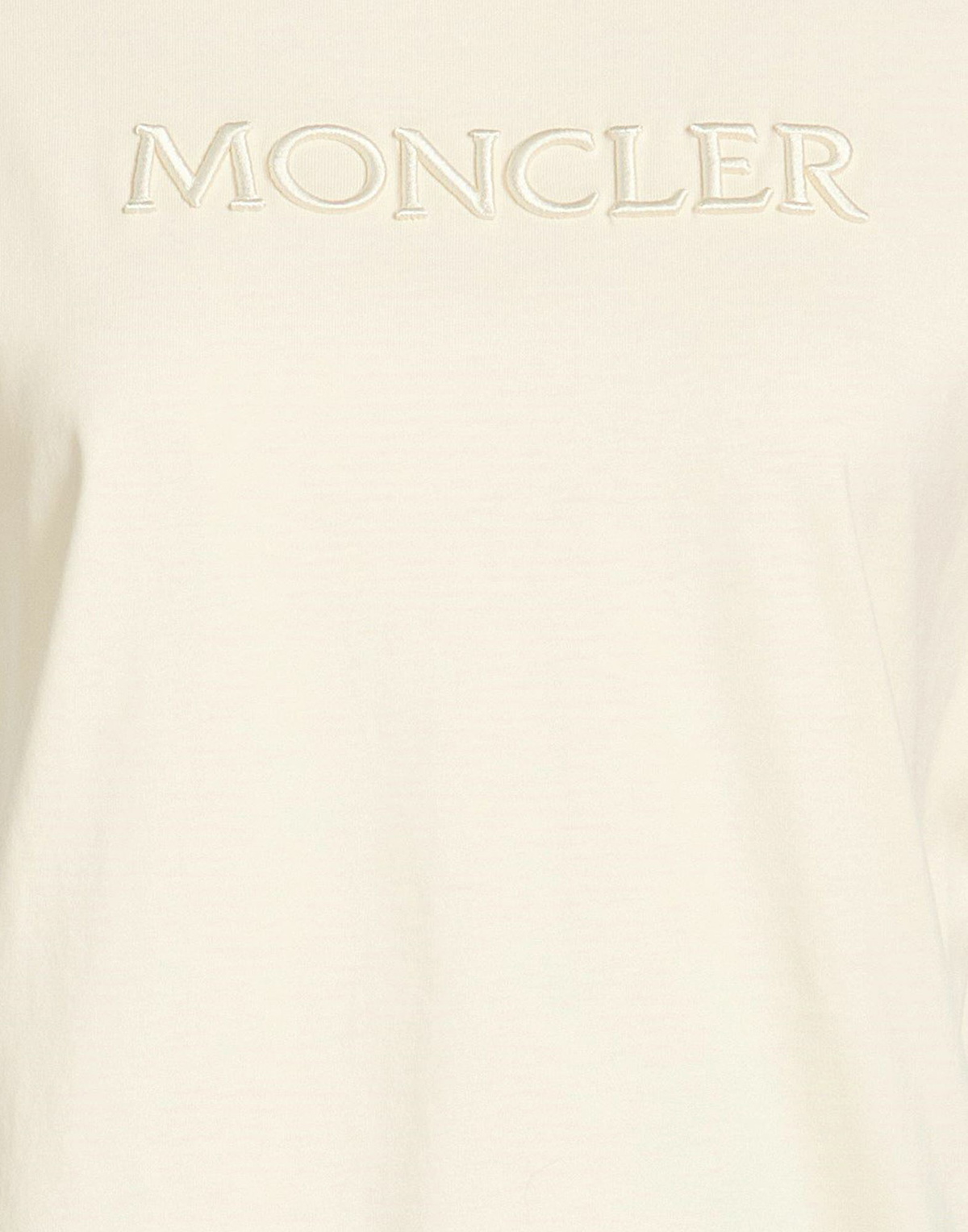 Moncler Womens T-shirt Cream