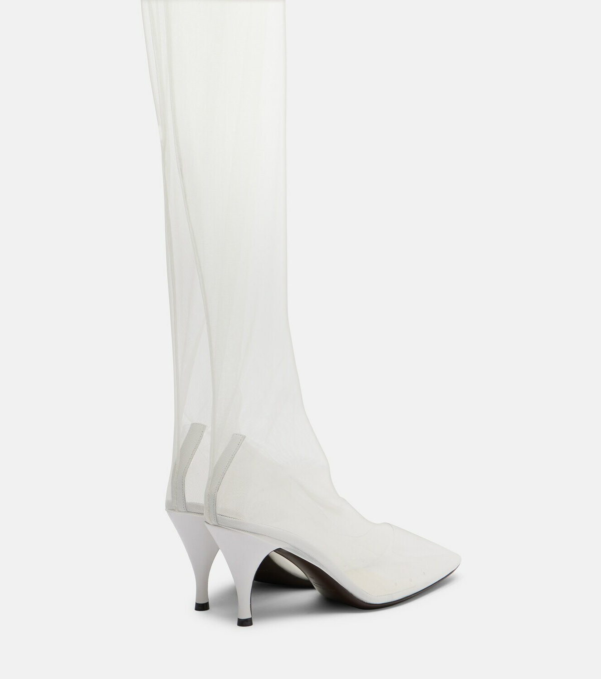 Herbert Levine Sheer Perfection mesh over-the-knee boots