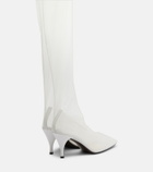 Herbert Levine Sheer Perfection mesh over-the-knee boots