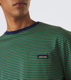 Miu Miu Striped cotton jersey T-shirt