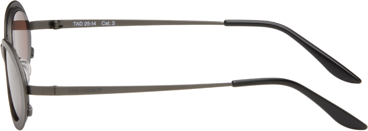 OUR LEGACY Gunmetal Tad Sunglasses Our Legacy