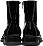 Alexander McQueen Black Slim Tread Boots