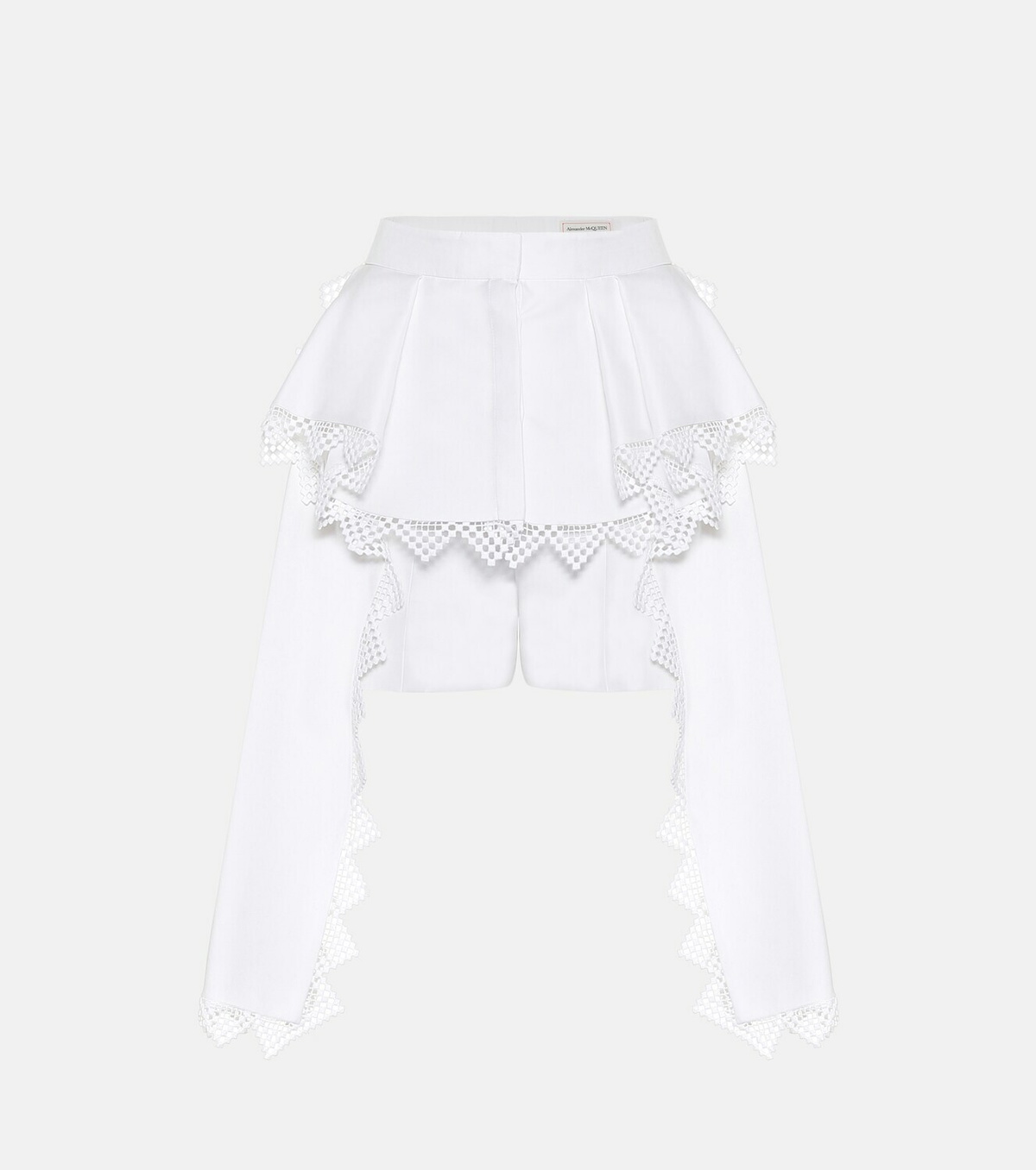 Alexander McQueen Cotton and silk shorts Alexander McQueen