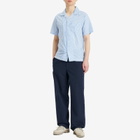 Dubbleware Men's Quincy Seersucker Vacation Shirt in Navy