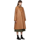 Loewe Tan Nappa Leather Coat