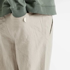Folk Men's Crinkle Drawcord Assembly Pants in Silver Grey