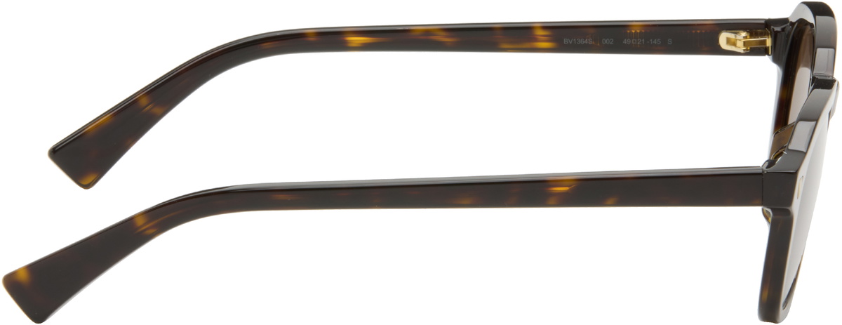 Bottega Veneta Brown Round Sunglasses