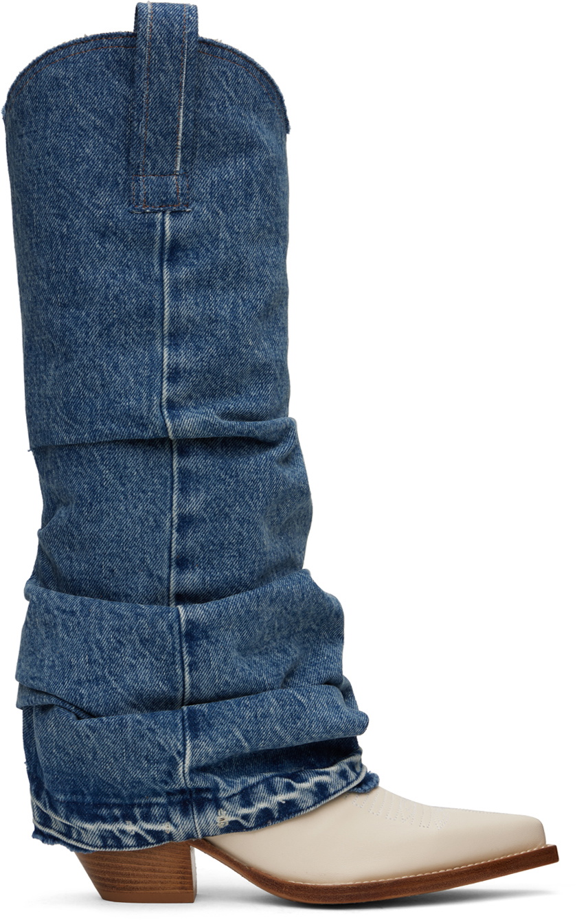 R13 denim clearance cowboy boots