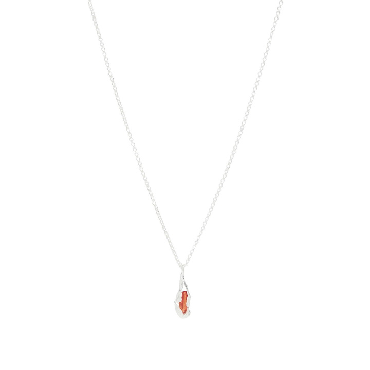 Photo: Simuero Naranja Necklace in Silver/Orange 