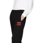 MISBHV SSENSE Exclusive Black and Red Hardcore Pleasure Lounge Pants