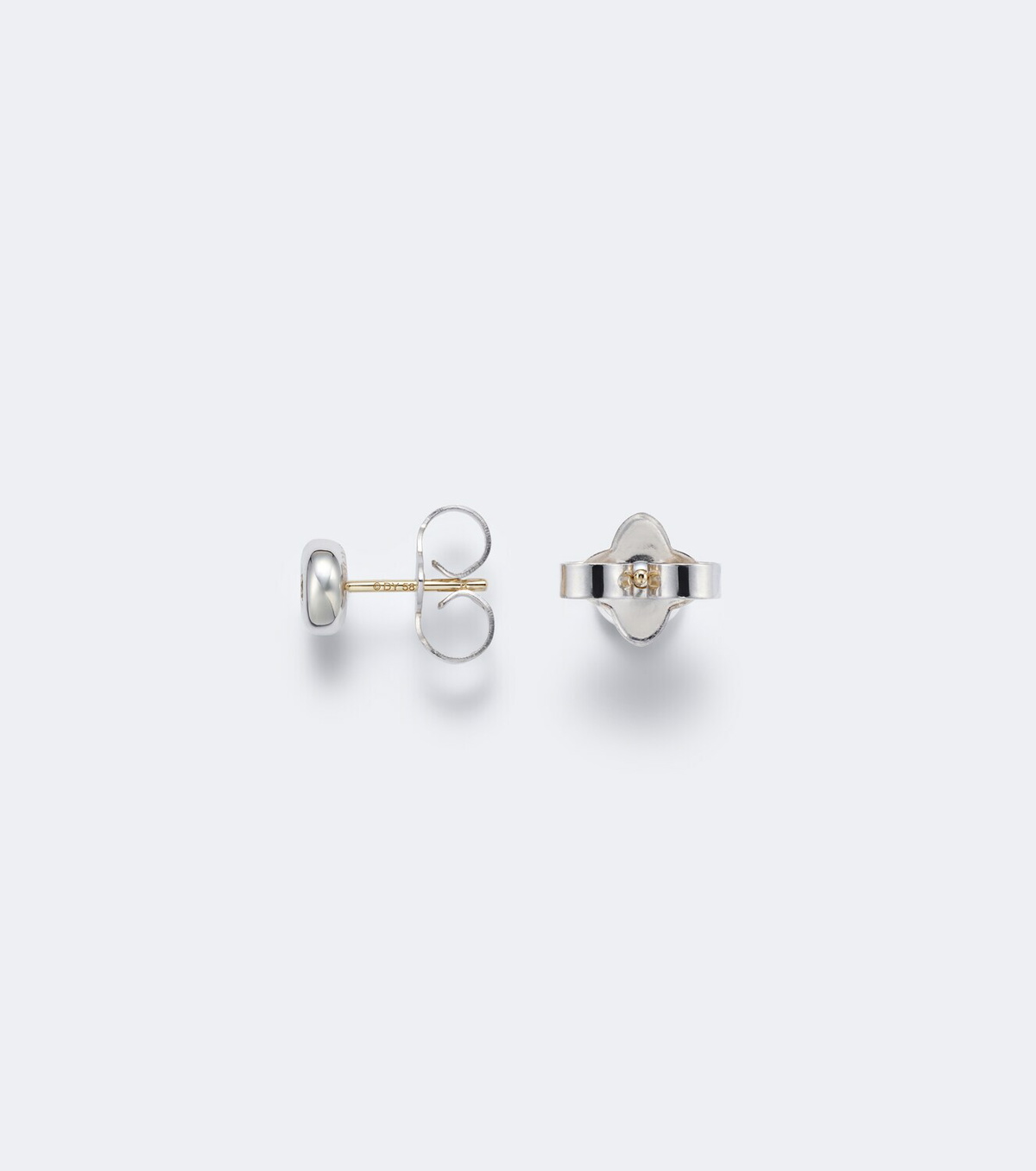 David Yurman Sterling silver earrings with diamonds