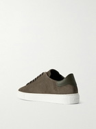Axel Arigato - Clean 90 Leather-Trimmed Suede Sneakers - Brown