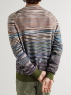 Missoni - Dégradé Striped Cotton Sweater - Blue