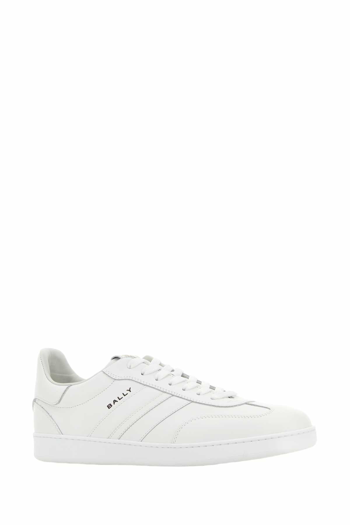 Bally White Leather Rivy Sneakers
