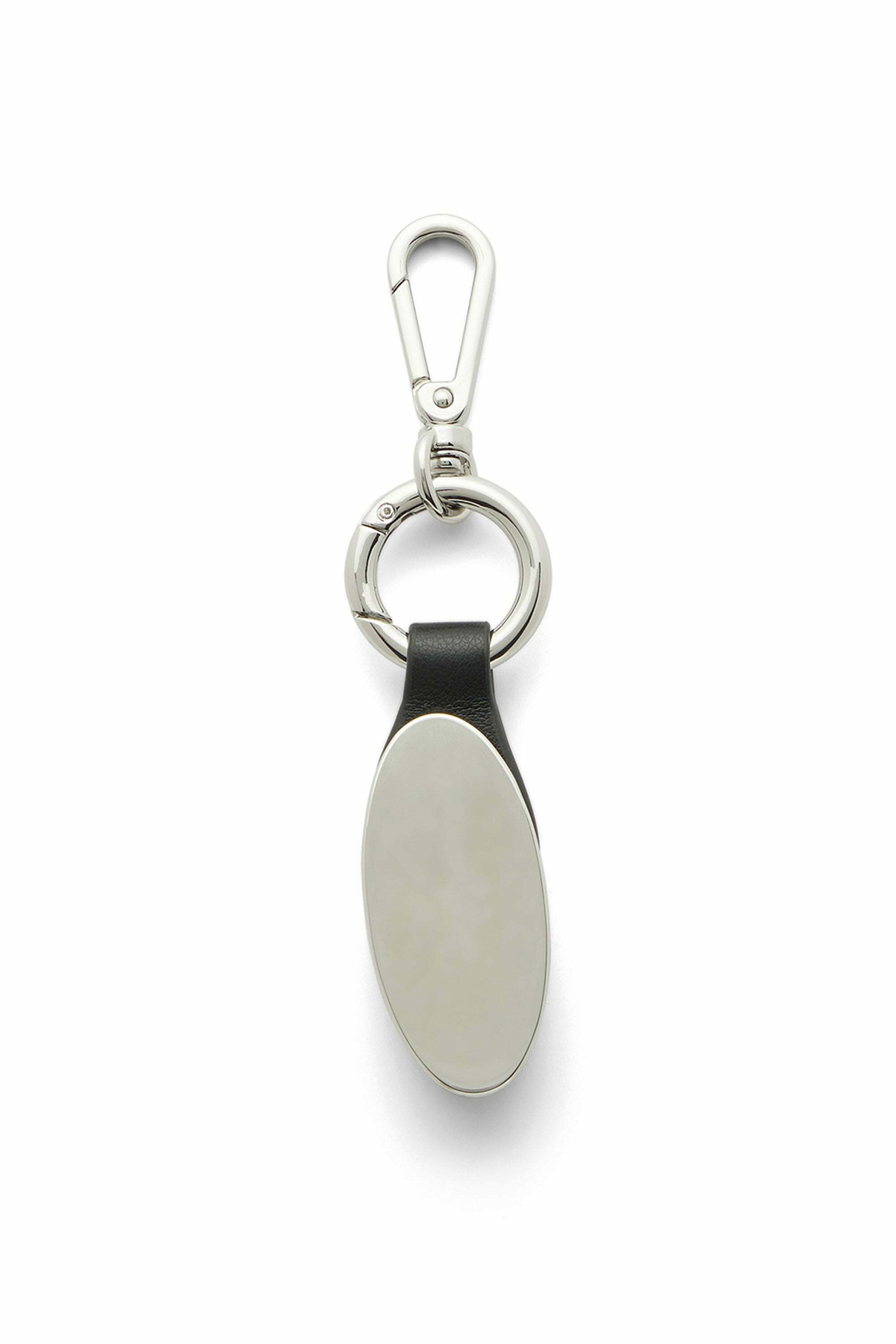 Diesel Metal keyring with oval plaque - Charms and Keyrings - Woman -