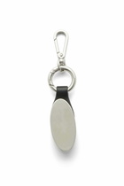 Diesel Metal keyring with oval plaque - Charms and Keyrings - Woman -