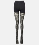Wolford Leopard-print tights