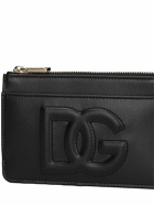 DOLCE & GABBANA - Dg Logo Smooth Leather Card Holder